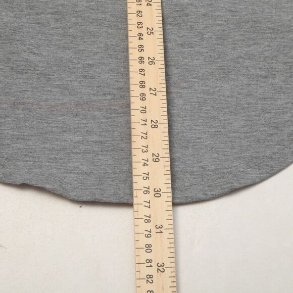 BYLT Shirt Mens Extra Small Gray Drop Cut Crew Neck Short Sleeves - Picture 10 of 11